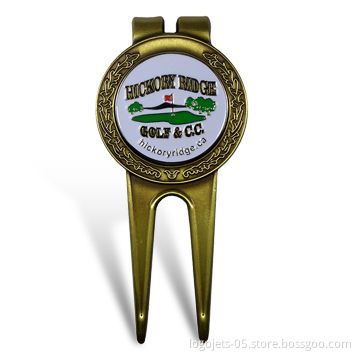 Divot Tool, Ball Marker with Open Design, Different Types of Finishings are Available